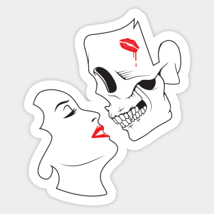 Jack and Sally Sticker